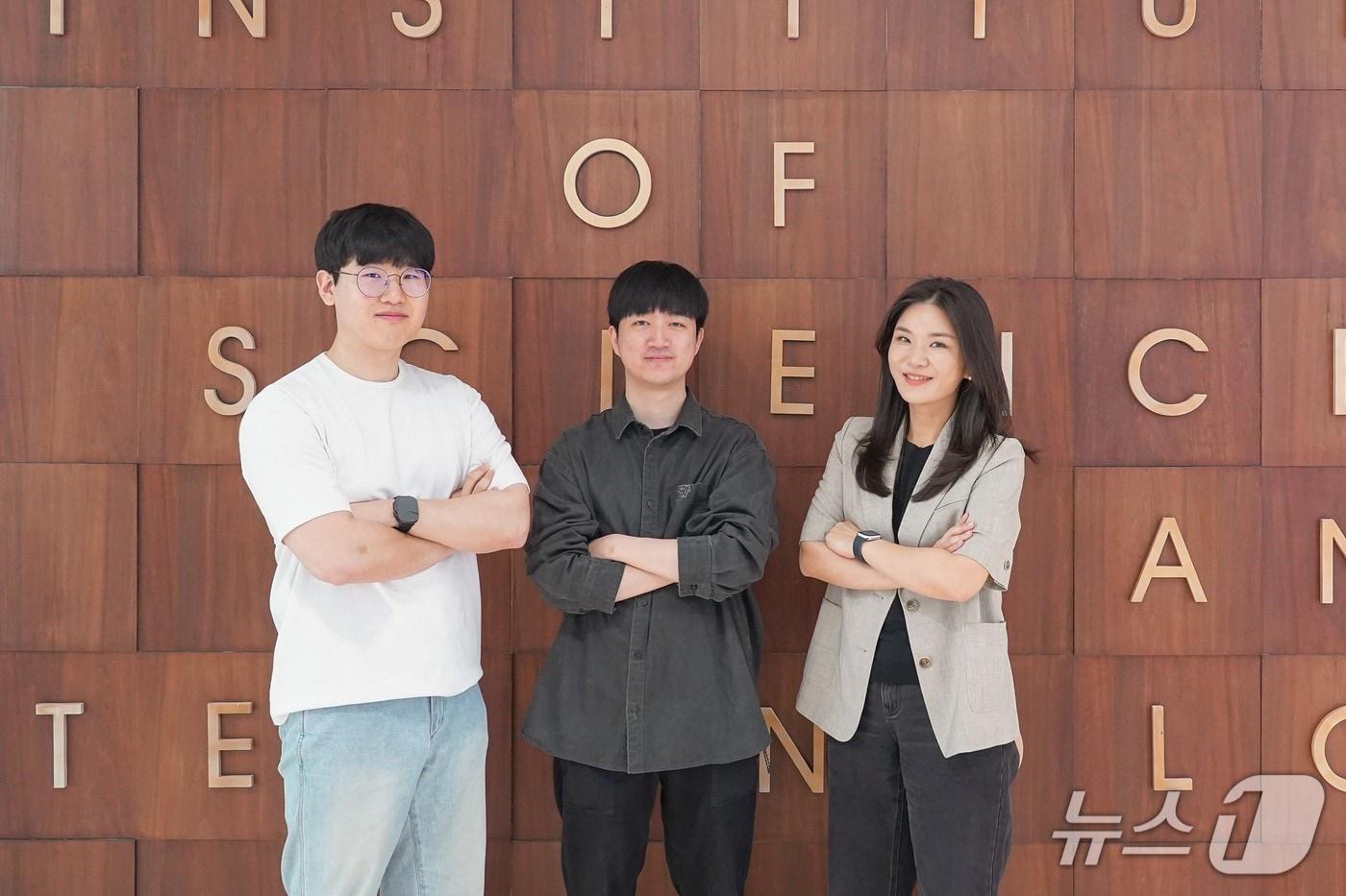 윤준연·황준호 박사과정생,이은지 교수(왼쪽부터)(지스트 제공, 재판매 및 DB 금지) 
