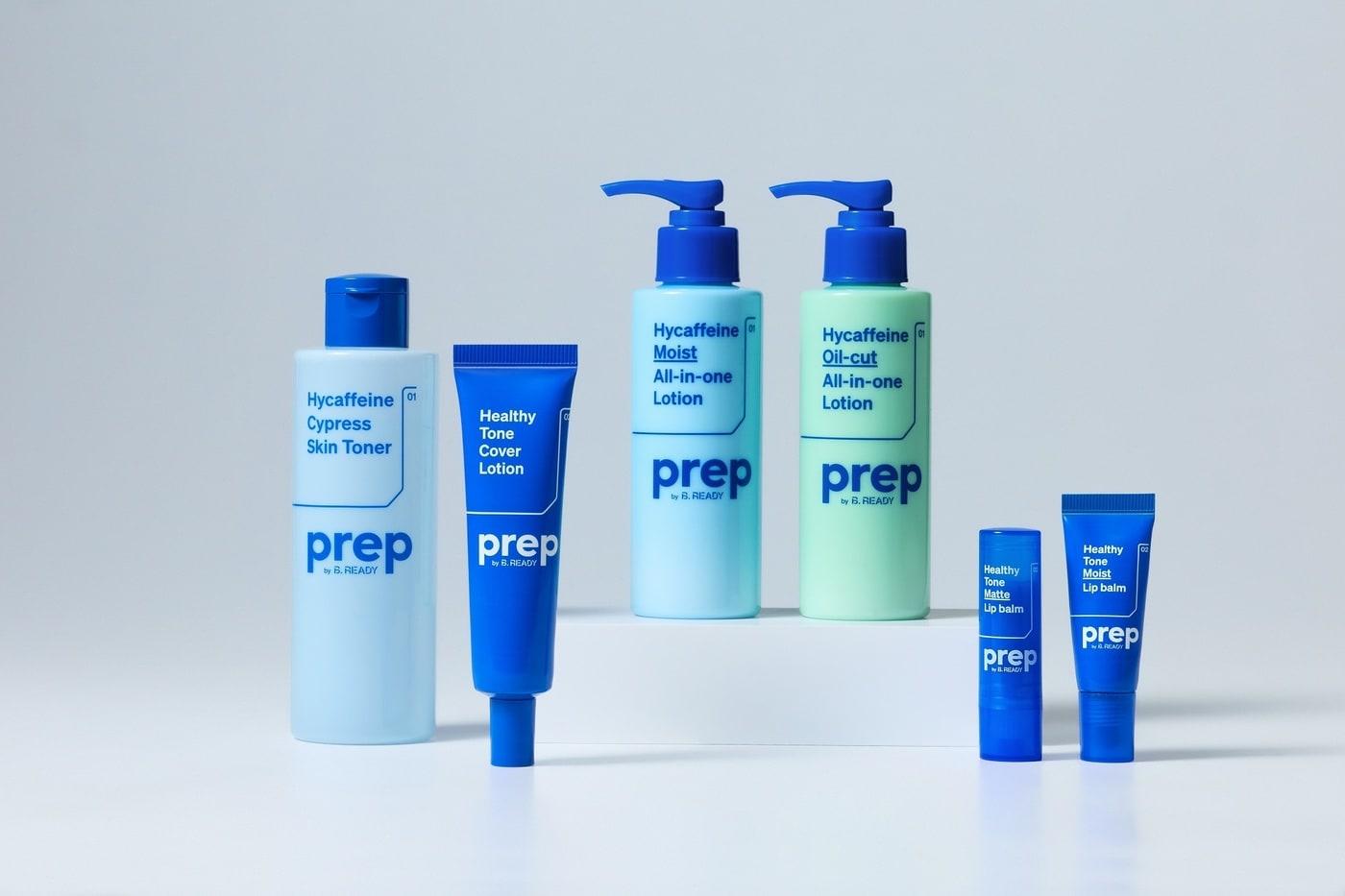 아모레퍼시픽이 남성 스타일링 브랜드 프렙 바이 비레디(Prep by B.READY)를 새롭게 론칭하고 다이소 오프라인 매장 및 온라인몰 전용으로 제품을 선보인다.(비레디제공)