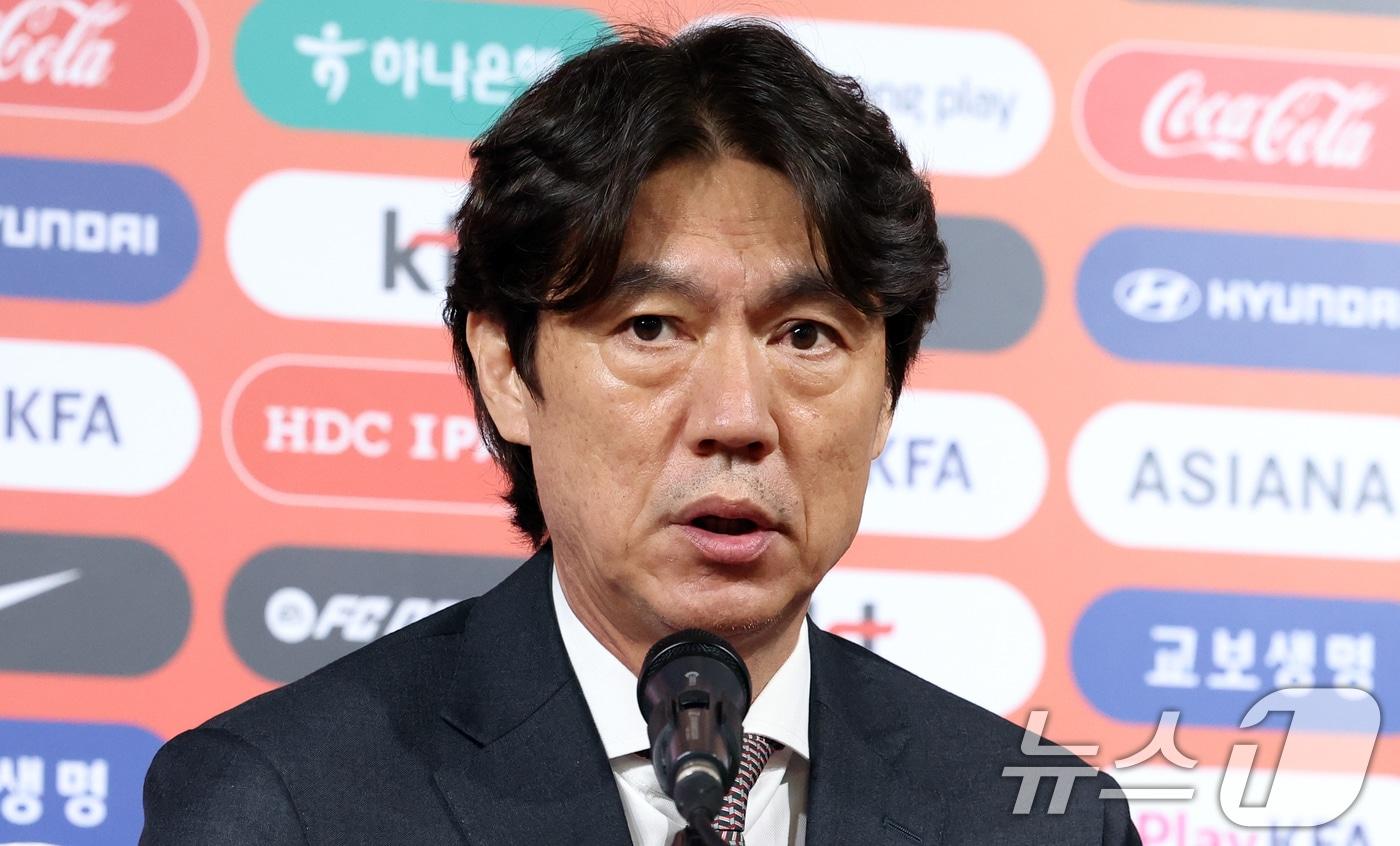 홍명보 대한민국 축구 국가대표 감독./뉴스1 ⓒ News1 김명섭 기자