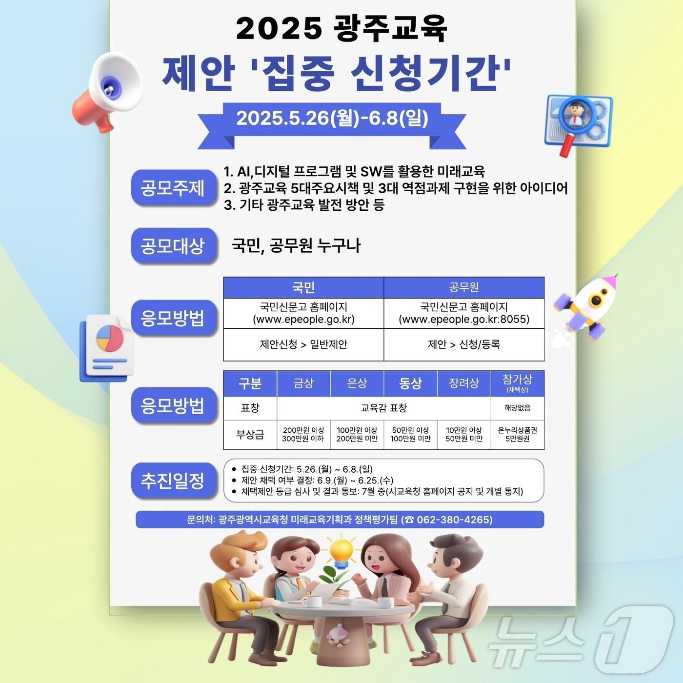 본문 이미지 - 2025 광주교육제안.(광주시교육청 제공. 재배포 및 DB 금지)
