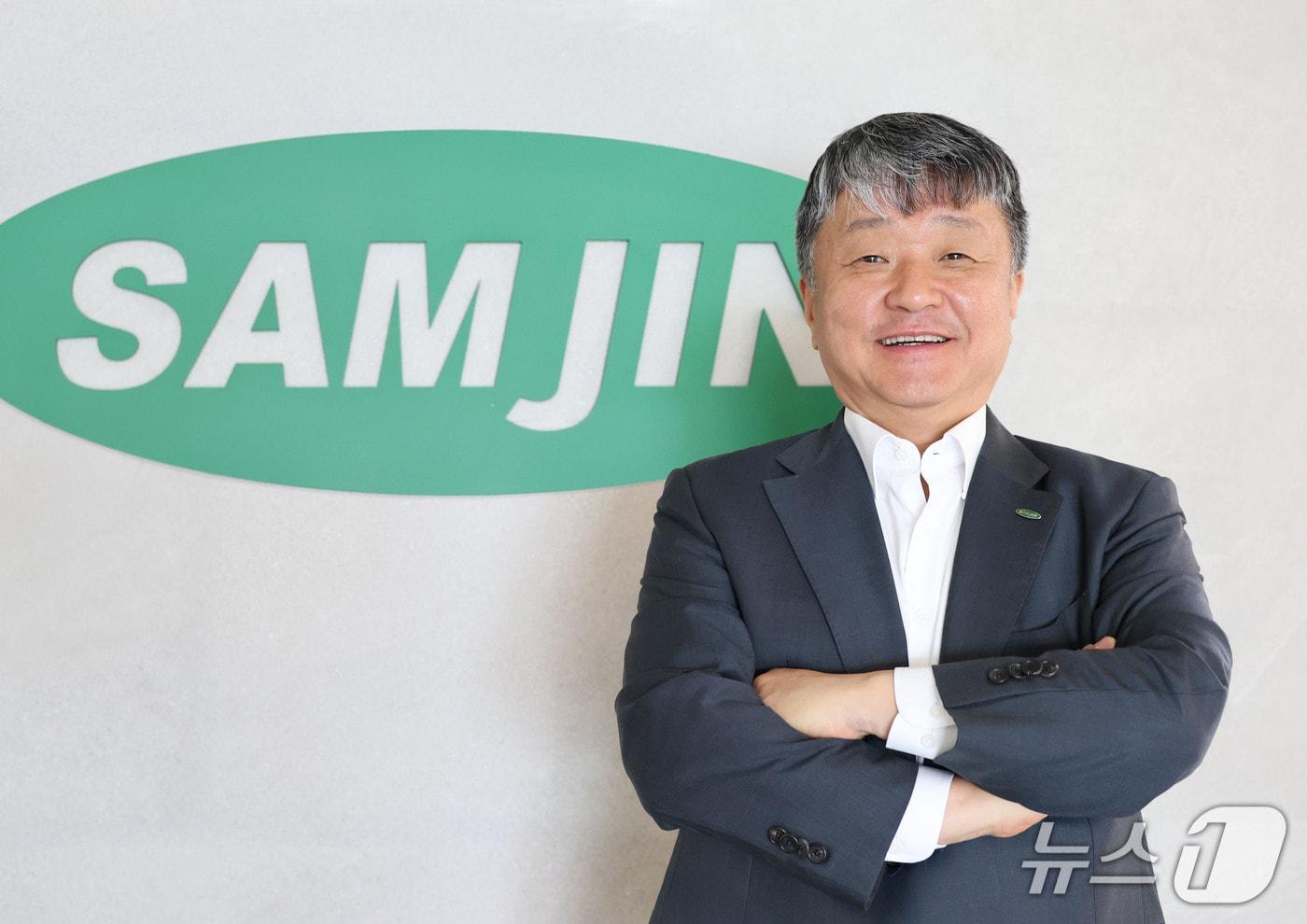 김상진 신임 삼진제약 사장.&#40;삼진제약 제공&#41;/뉴스1