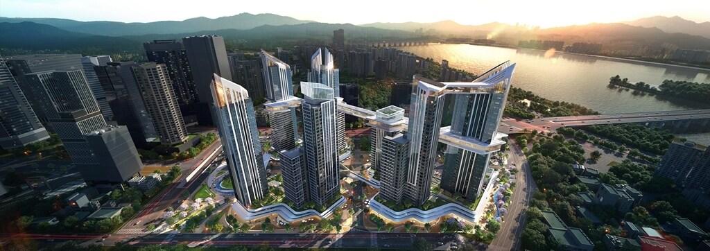 본문 이미지 - 용산정비창 전면1구역 조감도(HDC현대산업개발).