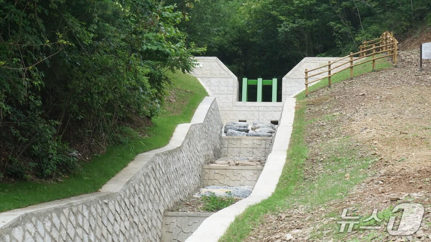 강원 화천군 화천읍 신읍리 사방댐.(화천군 제공, 재판매 및 DB금지)