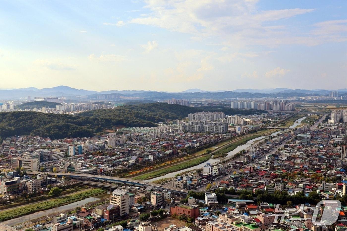 청주시 전경. &#40;시 제공&#41;