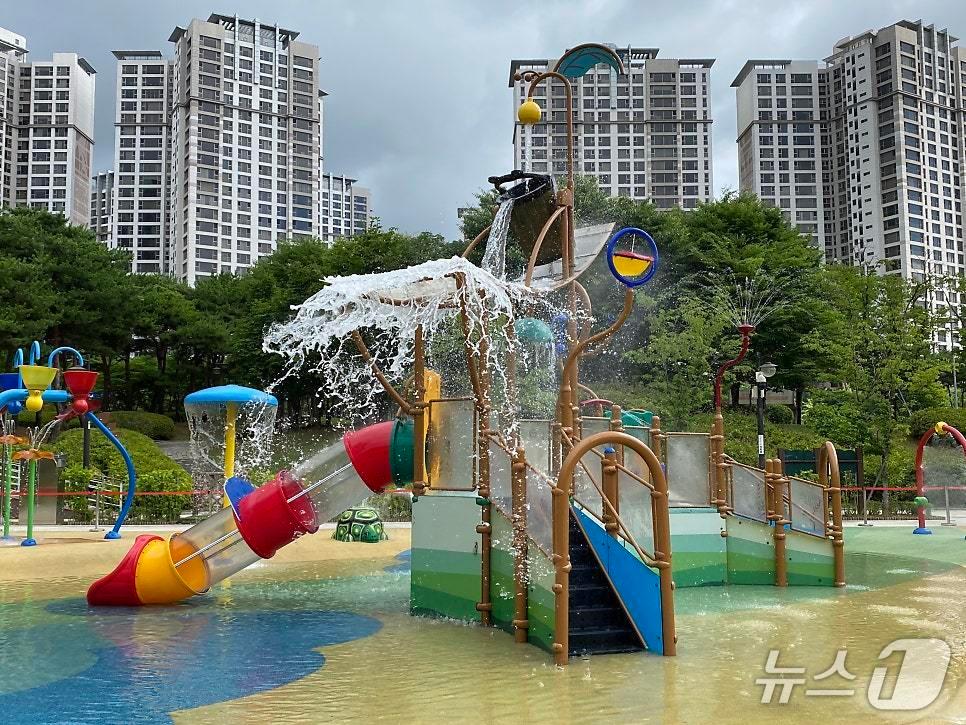 본문 이미지 - 오는 7월 1일 개장하는 식사중앙공원 물놀이장. (고양시 제공, 재판매 및 DB금지)