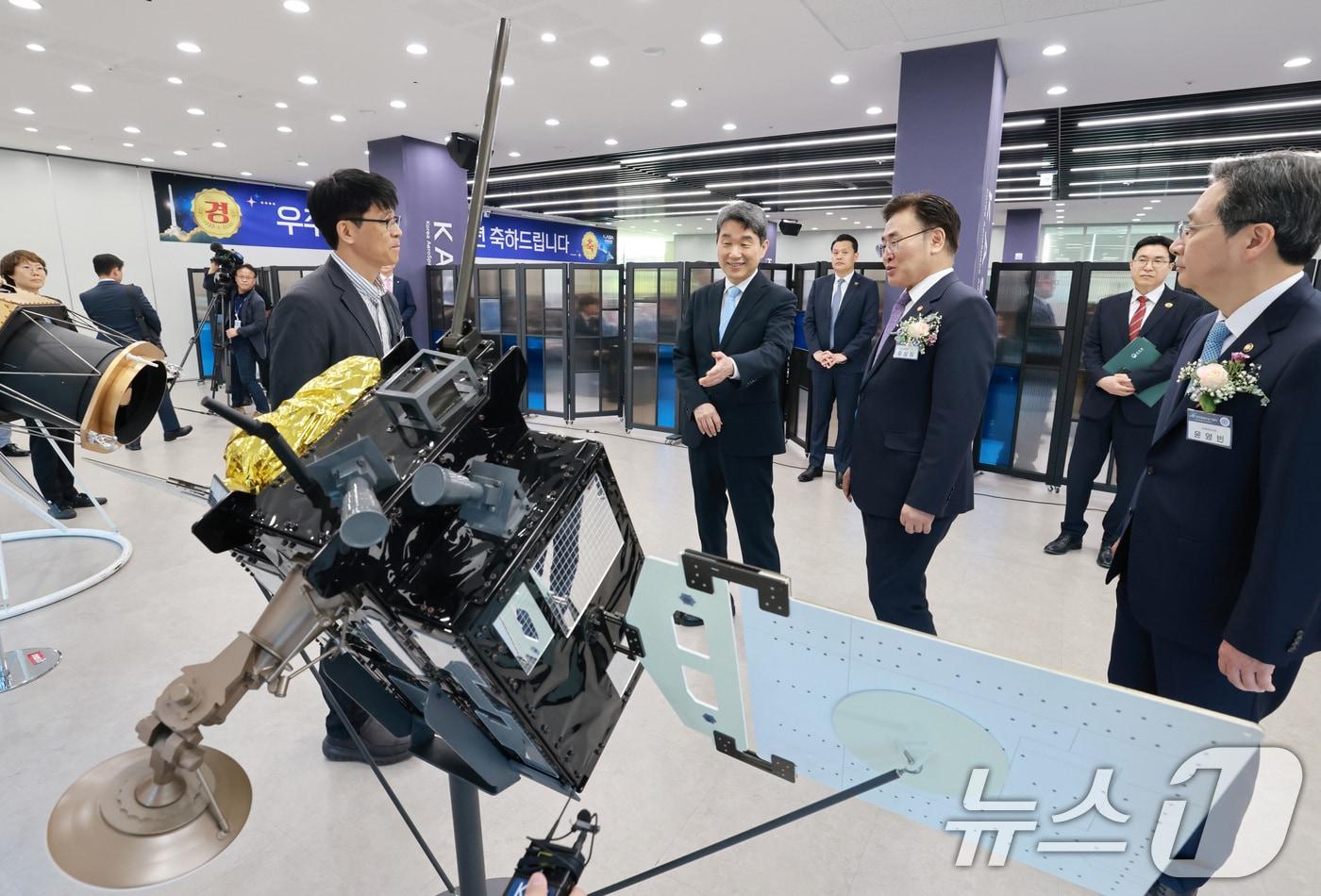 대한민국 달 궤도선 '다누리' 모형 (교육부 제공, 재판매 및 DB 금지) 2025.5.27/뉴스1 ⓒ News1 임세영 기자