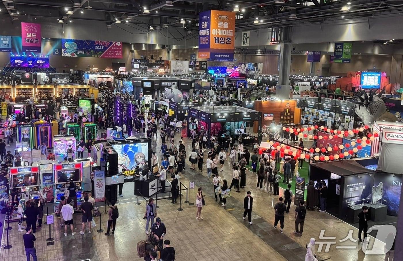 2025 플레이엑스포&#40;PlayX4&#41; 행사장 전경.&#40;경기도 제공, 재판매 및 DB 금지&#41;