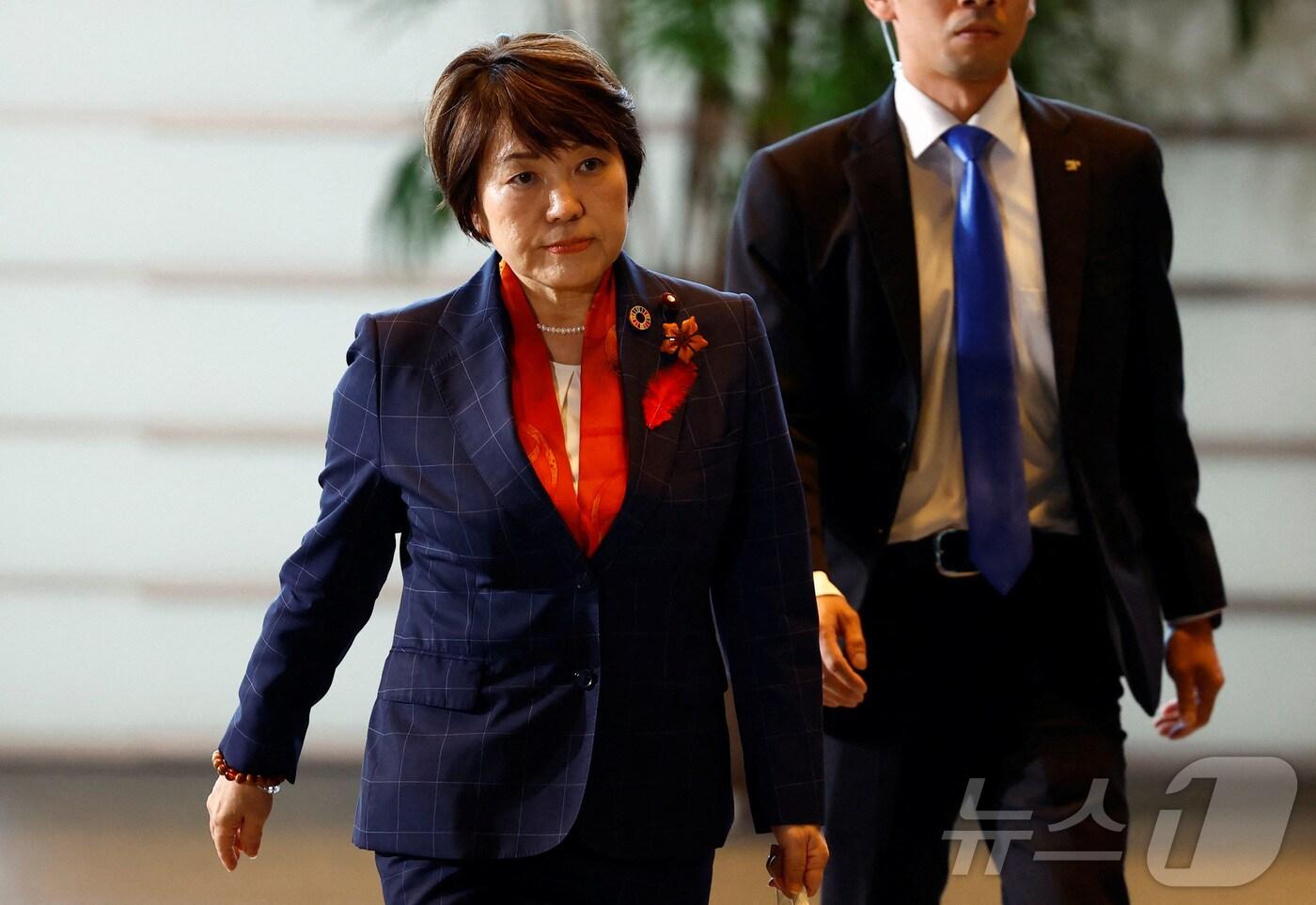 아베 도시코 일본 문부과학상 2024.10.01 ⓒ 로이터=뉴스1 ⓒ News1 정지윤 기자