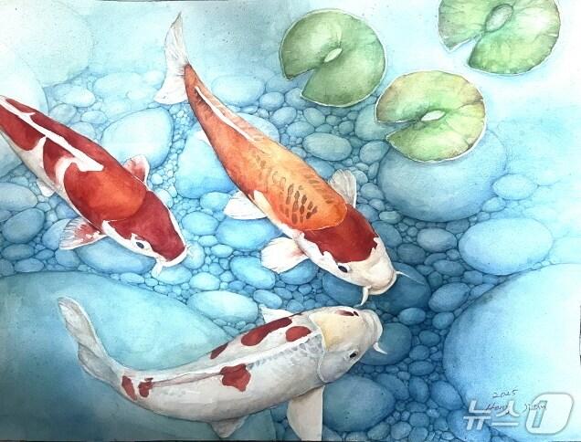 본문 이미지 - 현직 기자이자 서양화가로 활동 중인 홍지안 씨의 개인전이 전북 임실도서관에서 개최된다./뉴스1