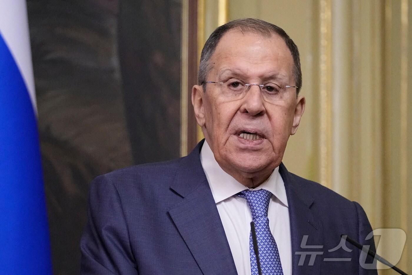 세르게이 라브로프 러시아 외무장관. 2025.05.27 ⓒ 로이터=뉴스1 ⓒ News1 김지완 기자