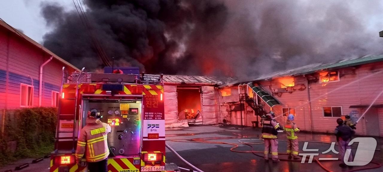 본문 이미지 - 화재 현장 (경기북부소방재난본부 제공, 재판매 및 DB금지)