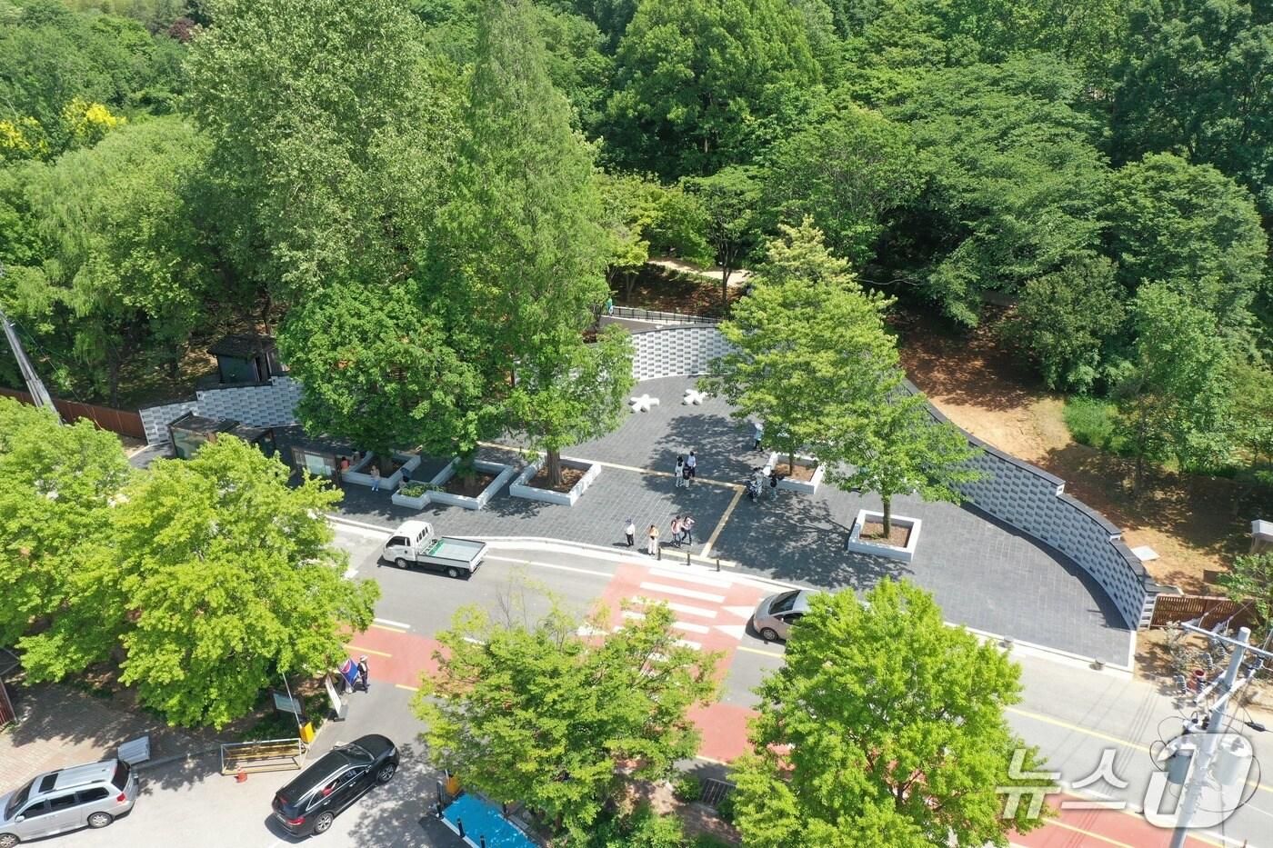 전북 전주수목원 진입로가 새단장을 마쳤다.한국도로공사 전북본부 제공. 재판매 및 DB금지)2025.5.28/뉴스1