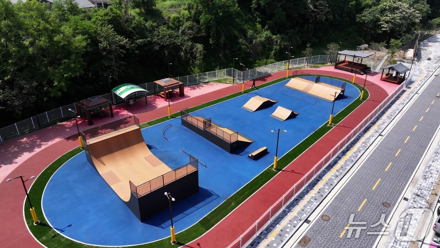 충북 영동군 익스트림 스포츠장.(영동군 제공. 재판매 및 DB금지)/뉴스1