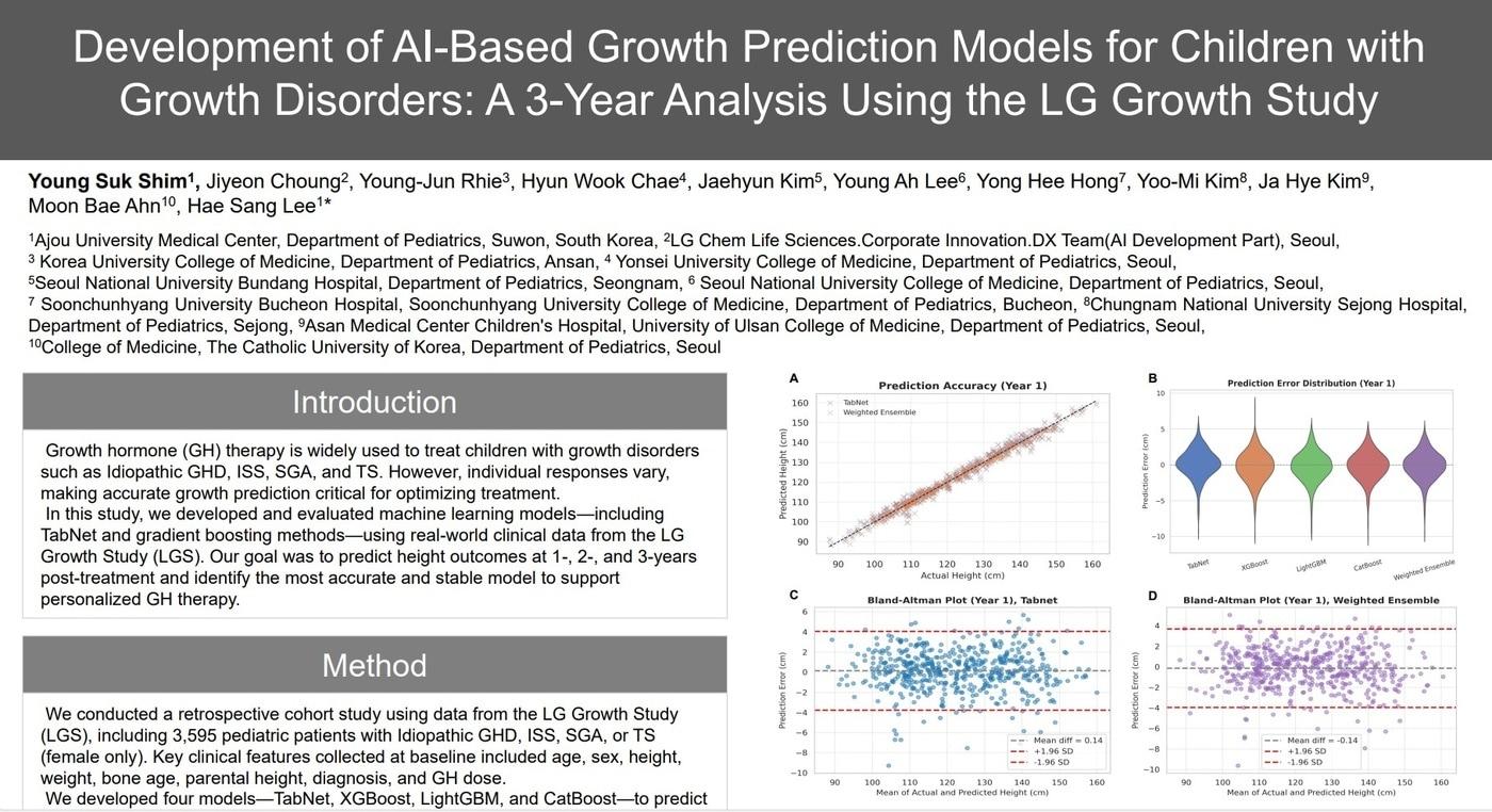 LG화학, 성장호르몬제 치료반응 예측 AI 개발. (LG화학 제공)