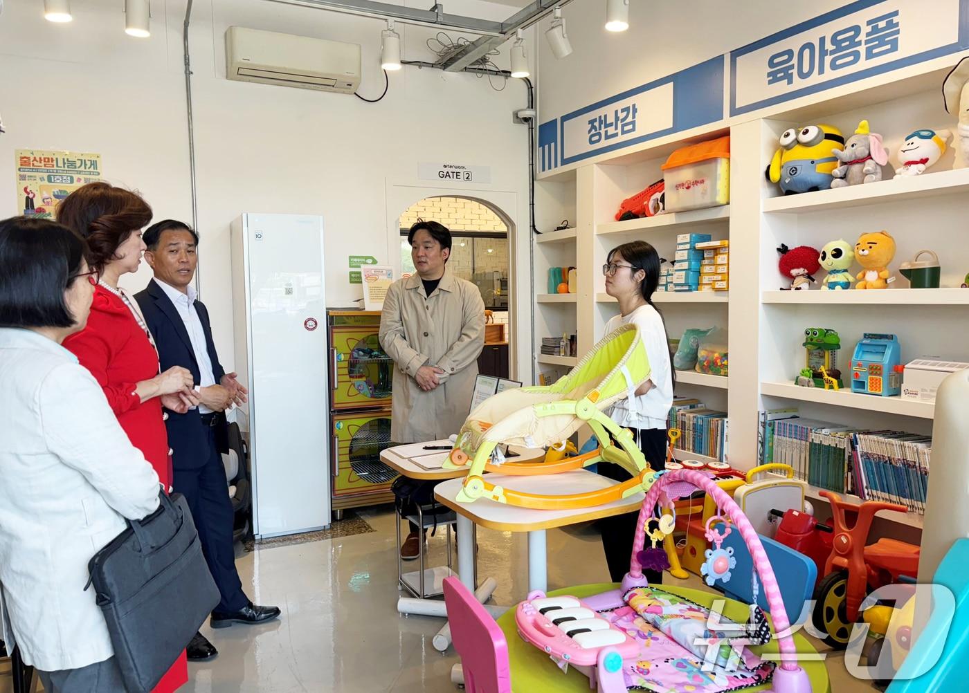 본문 이미지 - 광주 남구 진월동에서 서구 양동으로 이전 새단장한 광주시 출산맘 나눔 가게 1호점.(광주시 제공. 재판매 및 DB 금지) 