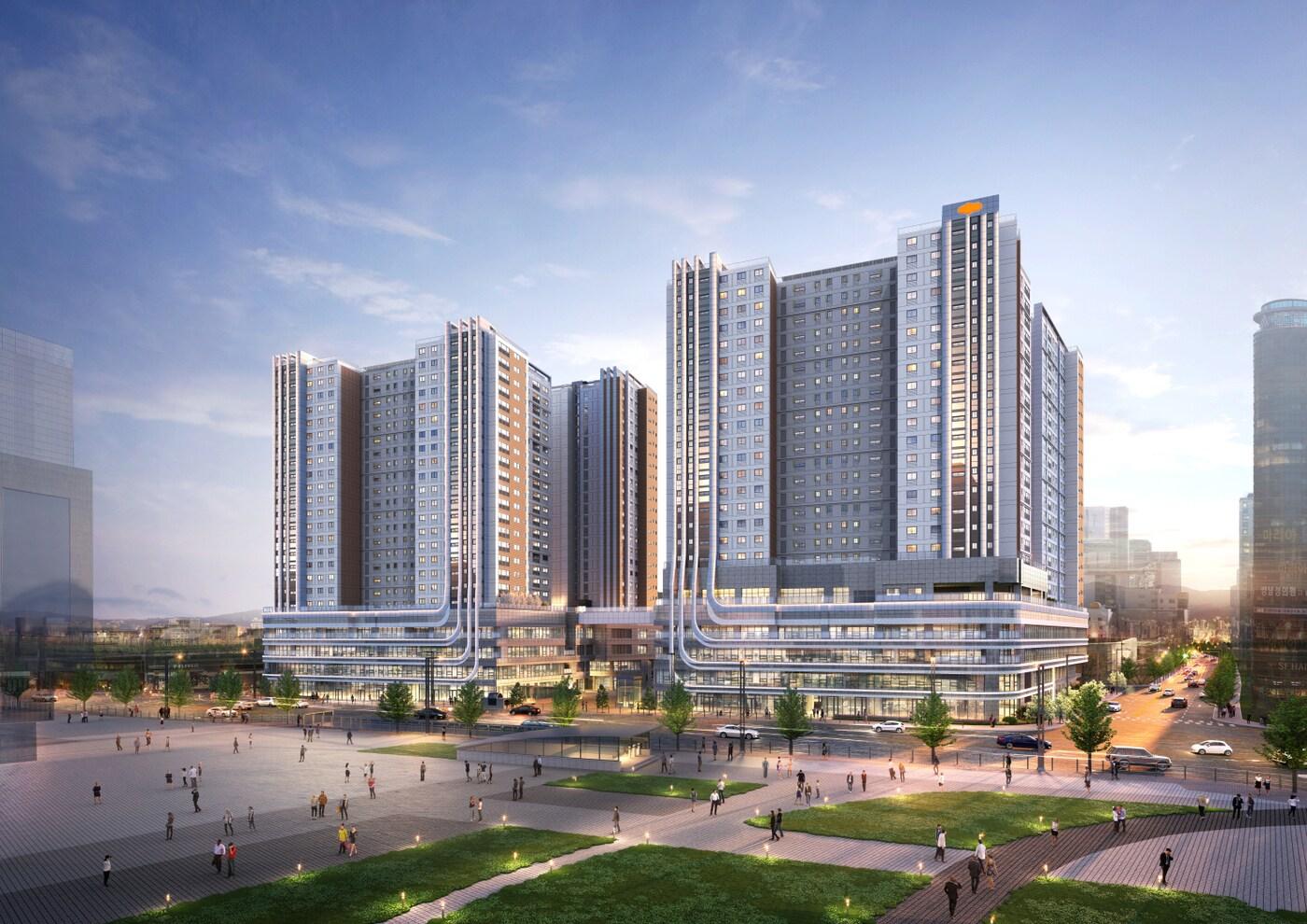 e편한세상 동대구역 센텀스퀘어 투시도./DL이앤씨 제공