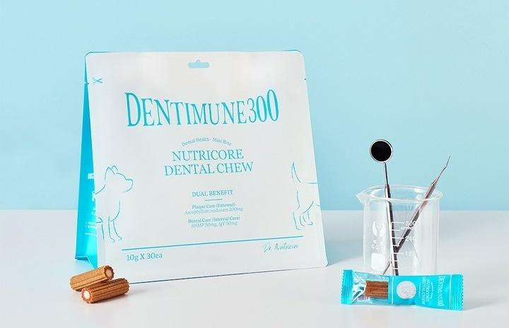 본문 이미지 - 반려동물 헬스케어 브랜드 어반포즈는 반려견 구강 건강 관리를 위한 기능성 간식 &#39;덴티뮨300&#39;을 출시했다&#40;어반포즈 제공&#41;. ⓒ 뉴스1