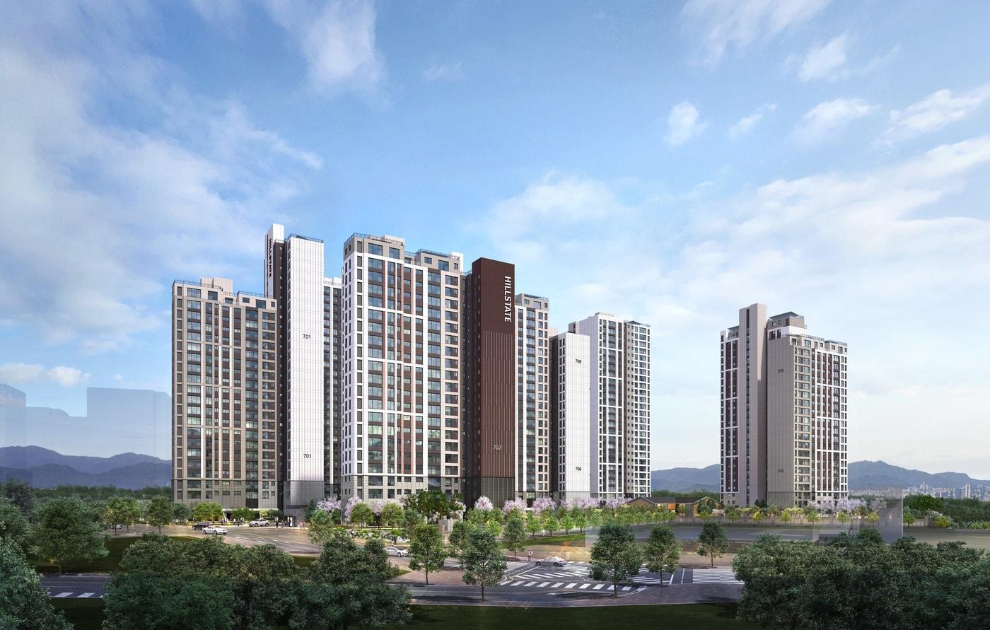 '힐스테이트 용인마크밸리' 투시도(현대건설).