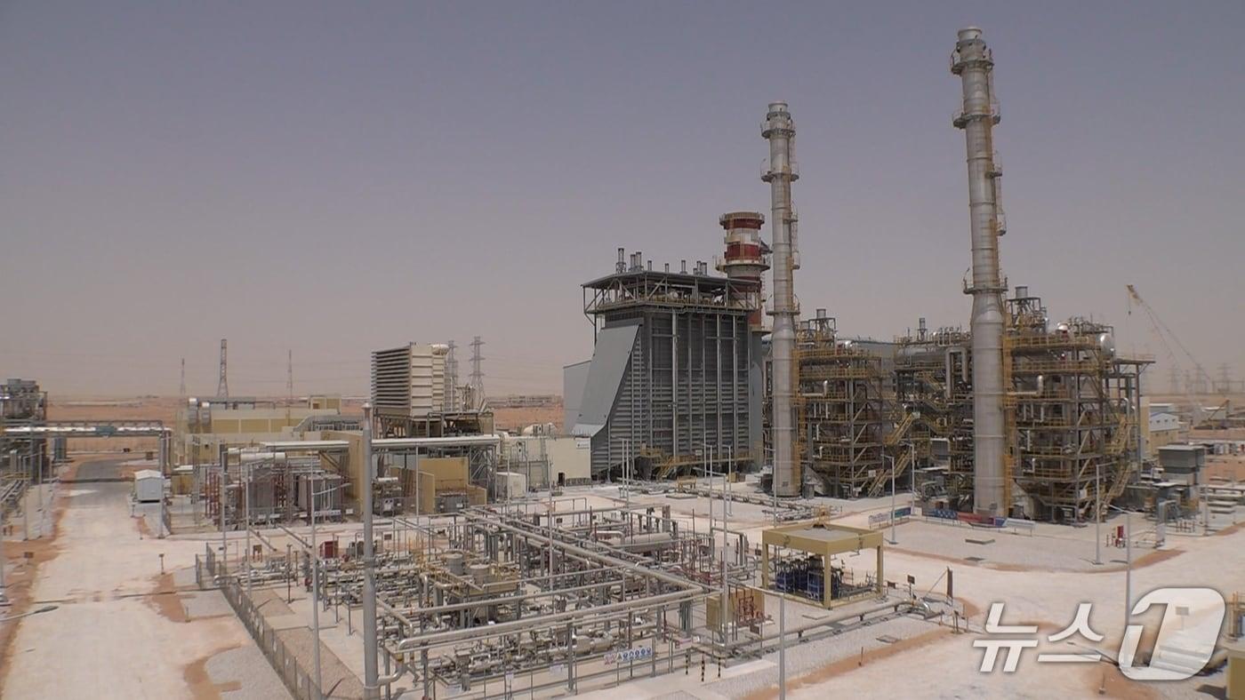 자푸라 열병합 발전소 전경. &#40;사진제공=산업통상자원부 공동취재단&#41;