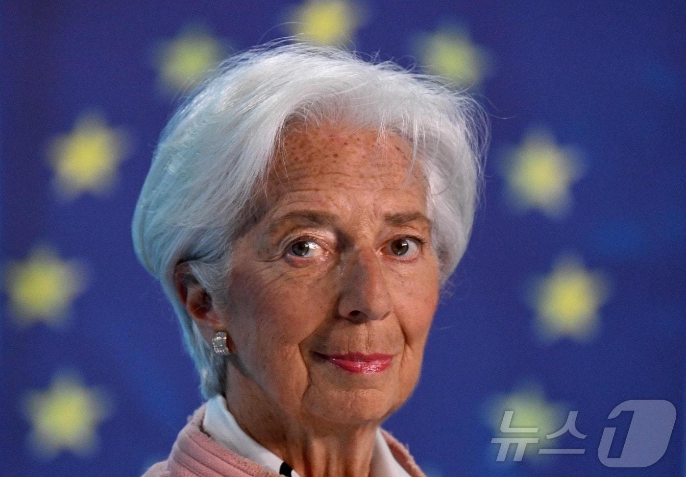 크리스틴 라가르드 ECB 총재. 2025.04.17. ⓒ AFP=뉴스1 ⓒ News1 이지예 객원기자