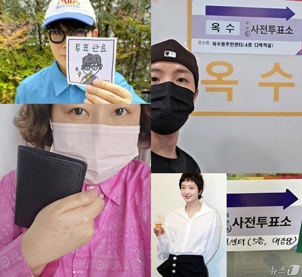 본문 이미지 - 이승환(왼쪽 위부터 시계방향) 제이홉 김고은 신기루/인스타그램 캡처