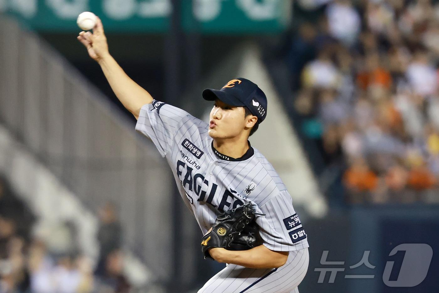 한화 이글스 정우주. /뉴스1 DB ⓒ News1 김진환 기자