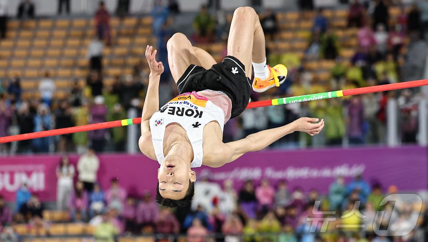 세계 실외 육상선수권에 출전하는 우상혁. /뉴스1 DB ⓒ News1 김도우 기자