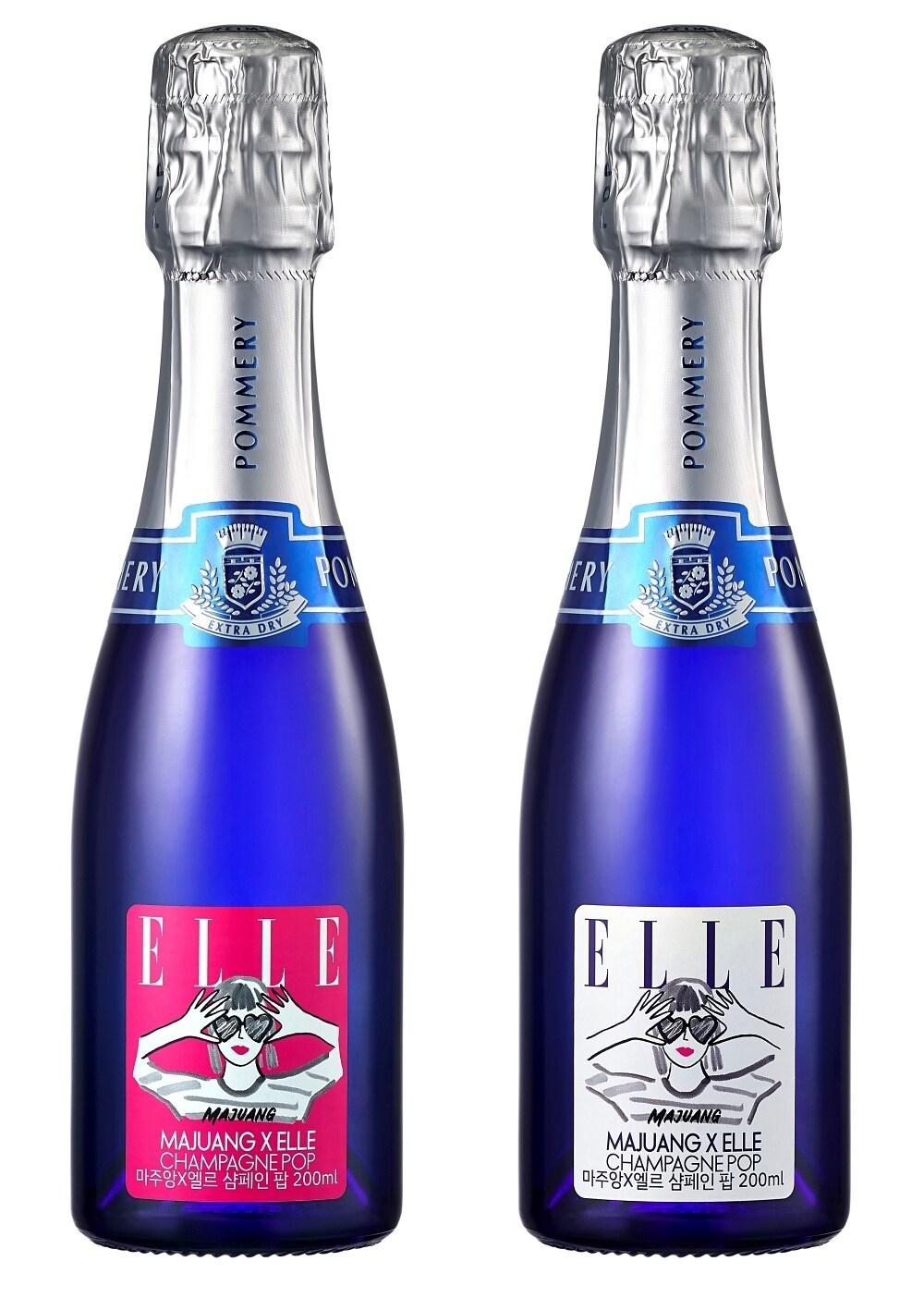 본문 이미지 - 마주앙 엘르 샴페인 팝.(롯데칠성음료 제공)