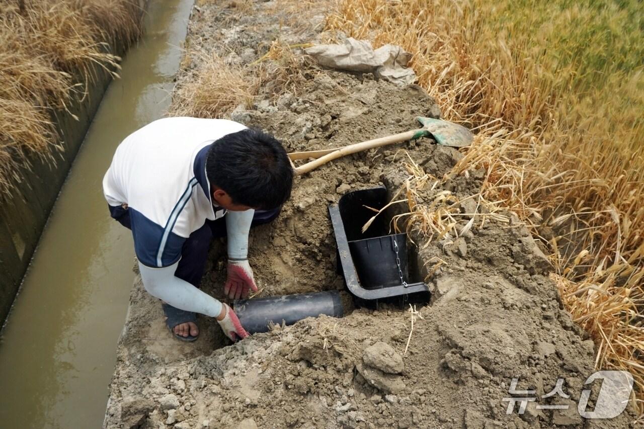 본문 이미지 - 정읍시가 덕천면 일원에서 주민과 함께하는 농업비점오염 저감사업을 추진한다.(정읍시 제공, 재판매 및 DB금지) 