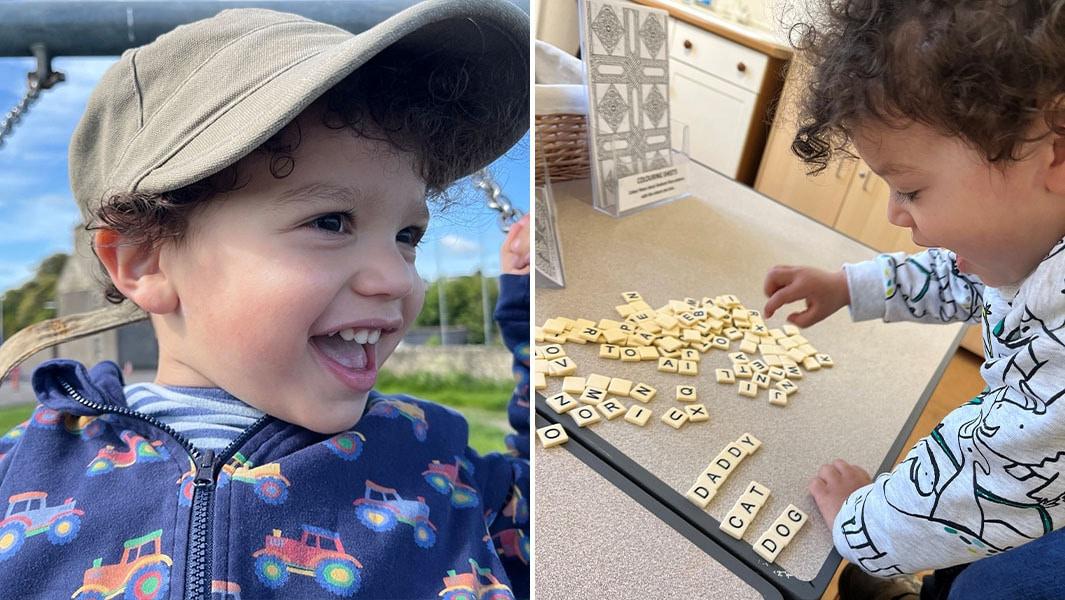 본문 이미지 -  최연소 멘사 회원이 된 영국의 2세 아기 조지프 해리스 버틸(기네스월드레코드 웹사이트 갈무리)