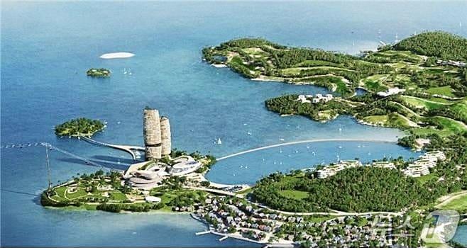 본문 이미지 -                                                                                                                  여수경도 조감도 