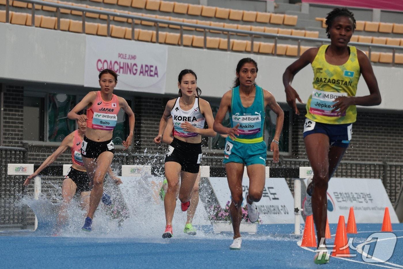 조하림(29·문경시청)이 3000m 장애물달리기 한국신기록을 세웠다. (대한육상연맹 제공)