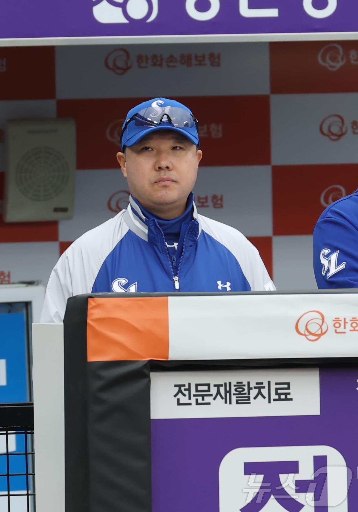 본문 이미지 - 박진만 삼성 라이온즈 감독. 2025.5.5/뉴스1 ⓒ News1 김기남 기자