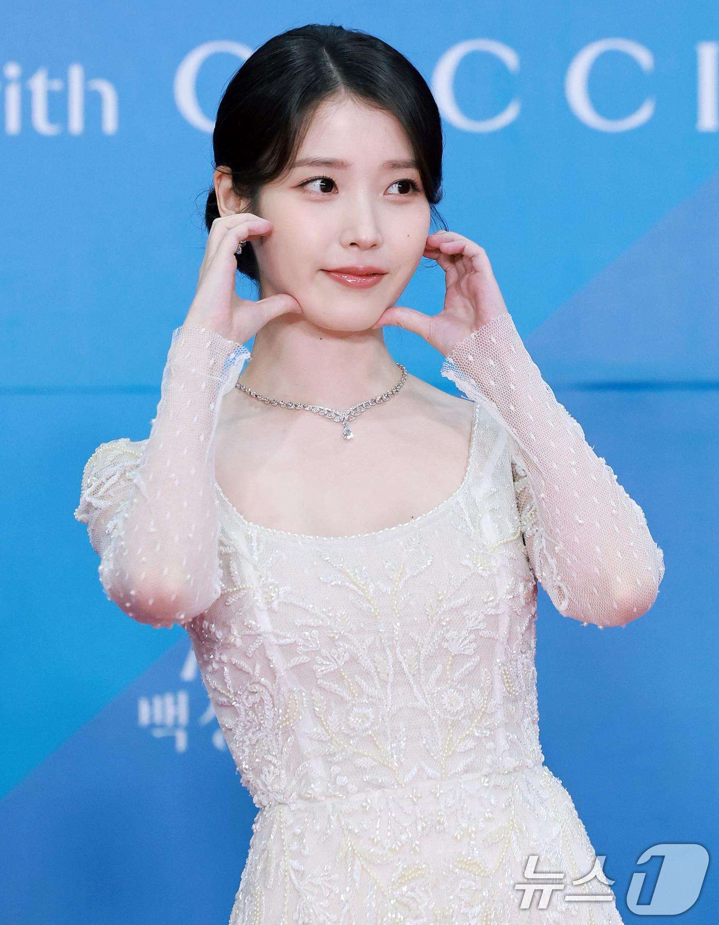 본문 이미지 - 가수 겸 배우 아이유 2025.5.5/뉴스1 ⓒ News1 김진환 기자