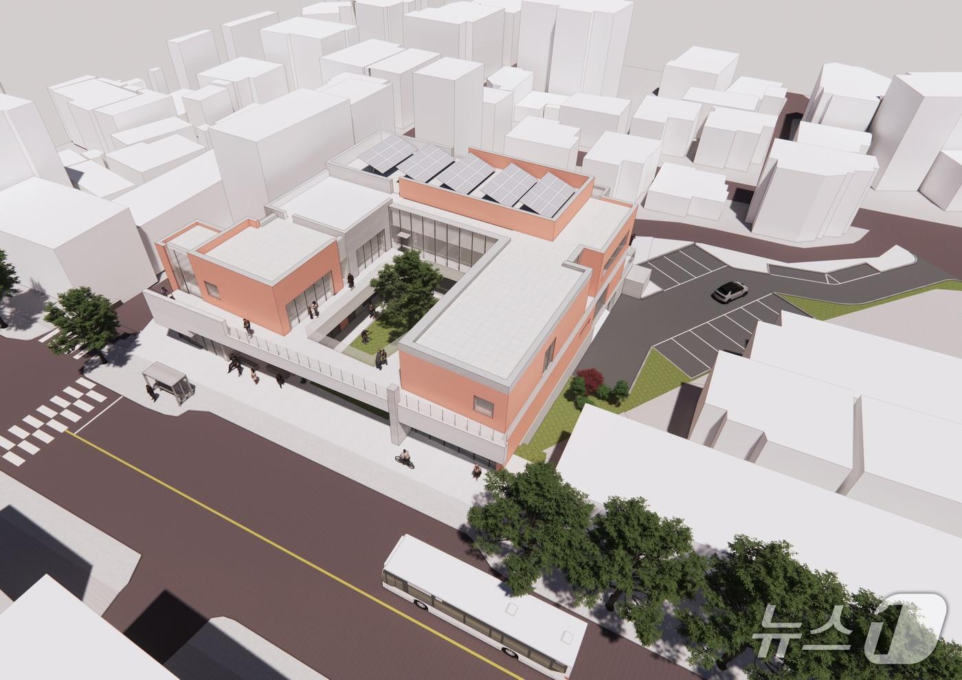 본문 이미지 - 광주 송정 도시재생어울림센터 조감도.(경기도 제공, 재판매 및 DB 금지)