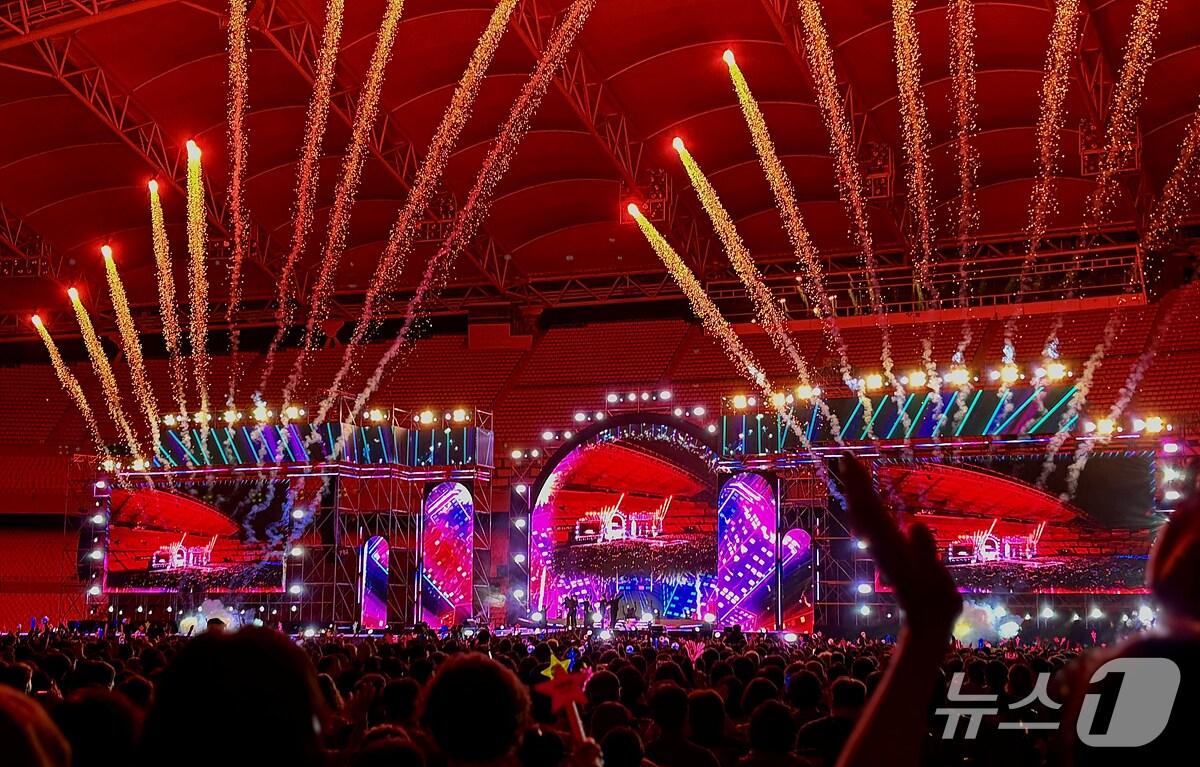 본문 이미지 - 지난해 열린 대구 파워풀 K-트로트 페스티벌 모습.&#40;대구시 제공, 재판매 및 DB 금지&#41;