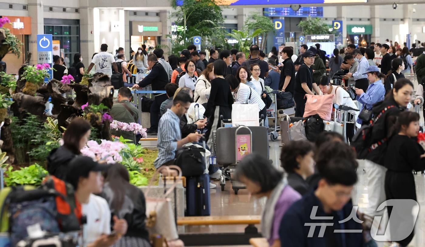 인천국제공항 제1터미널 입국장./뉴스1 ⓒ News1 장수영 기자