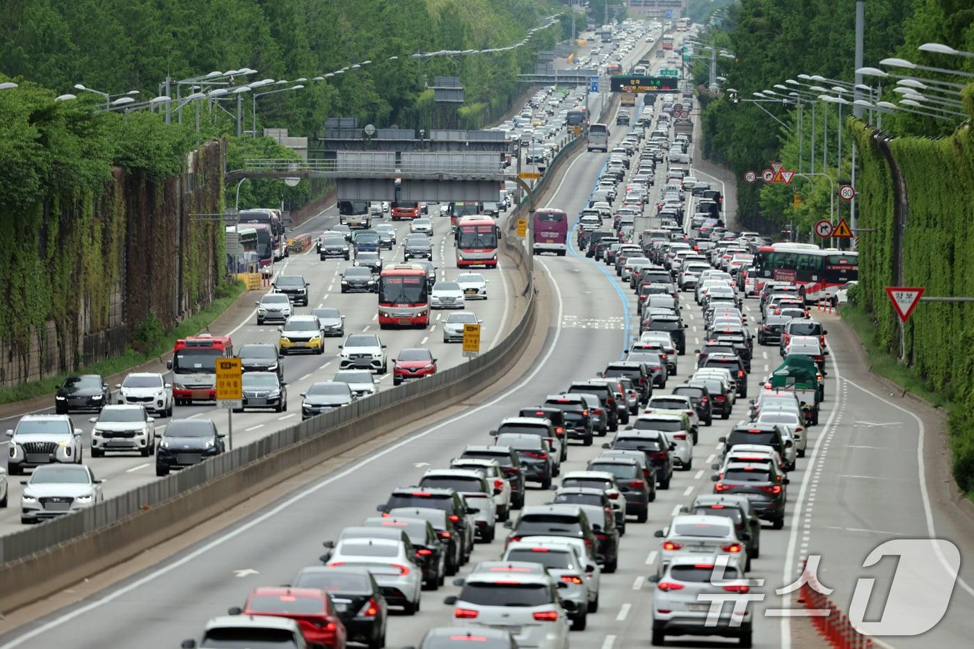 경부고속도로 모습./뉴스1 ⓒ News1 황기선 기자