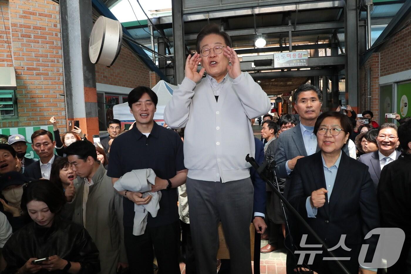 이재명 더불어민주당 대통령 후보. (공동취재) 2025.5.7/뉴스1 ⓒ News1 안은나 기자