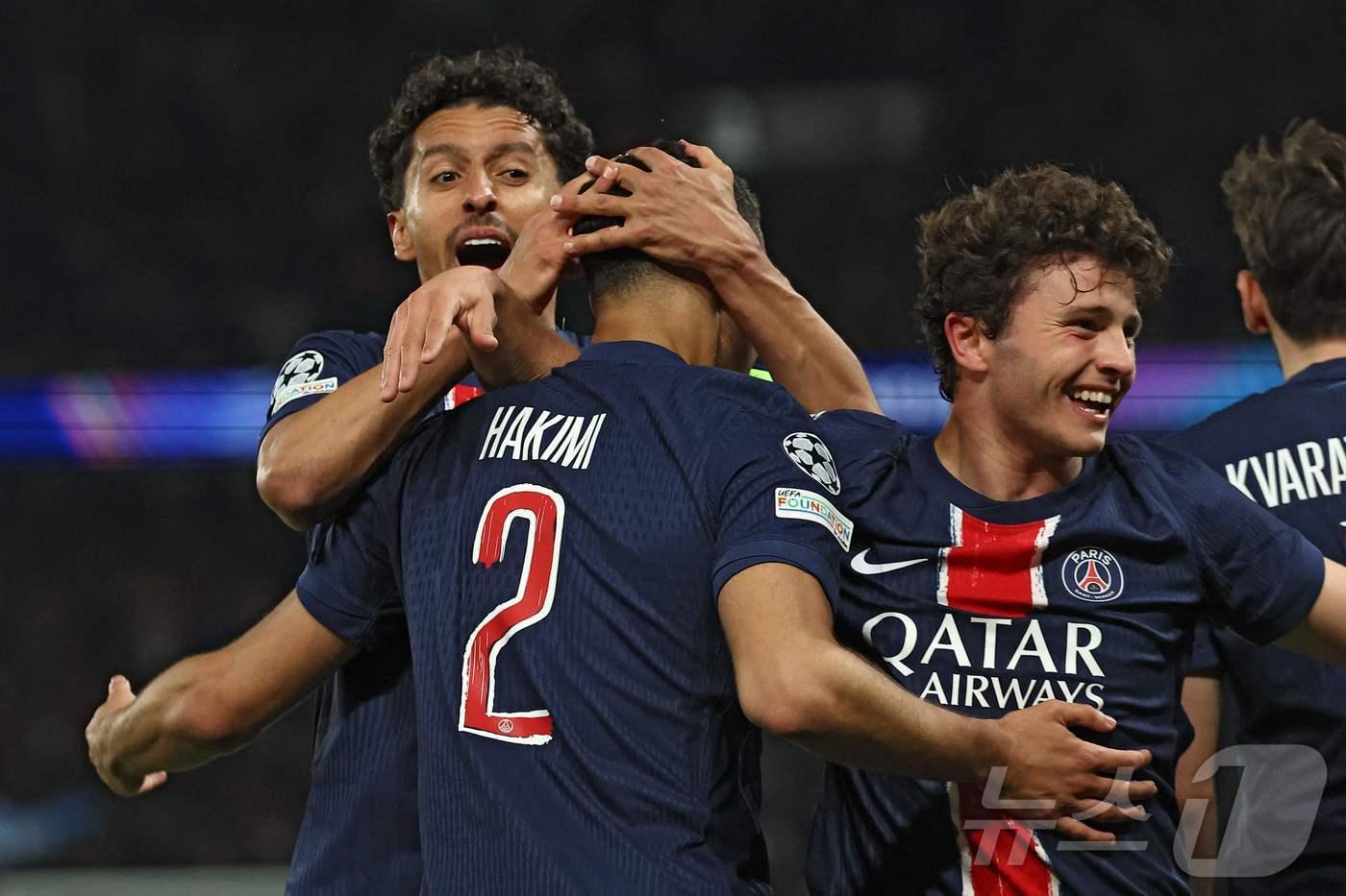 5년 만에 유럽축구연맹(UEFA) 챔피언스리그 결승에 진출한 파리 생제르맹(PSG)ⓒ AFP=뉴스1