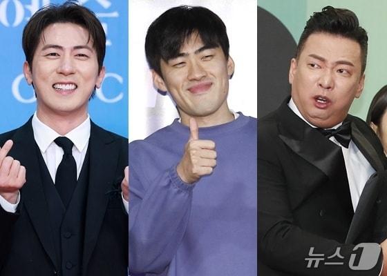 본문 이미지 - (왼쪽부터) 김원훈, 조진세, 박준형 ⓒ 뉴스1 DB