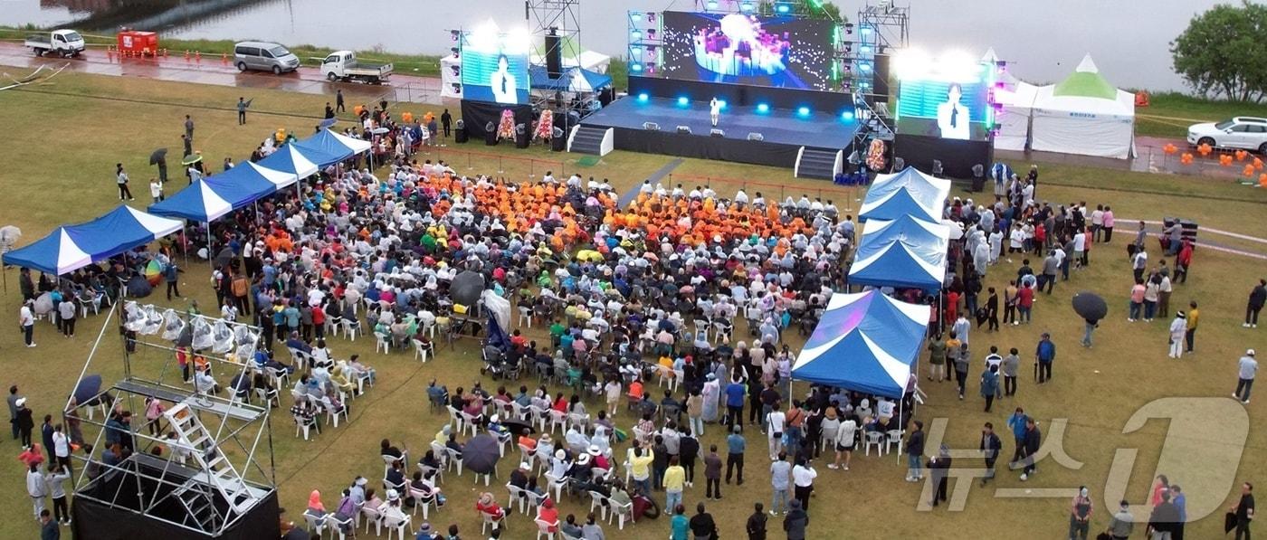 영산포 홍어축제 모습.