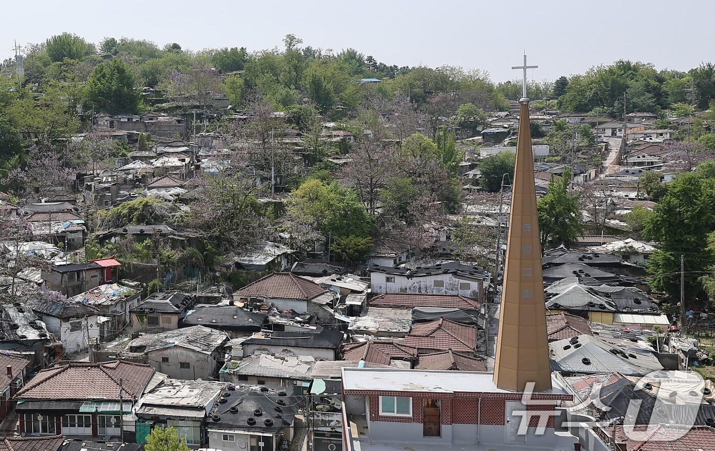 서울 마지막 달동네인 노원구 중계본동 '백사마을'이 철거된다.  사진은 서울 노원구 백사마을의 모습. /뉴스1 ⓒ News1 김성진 기자