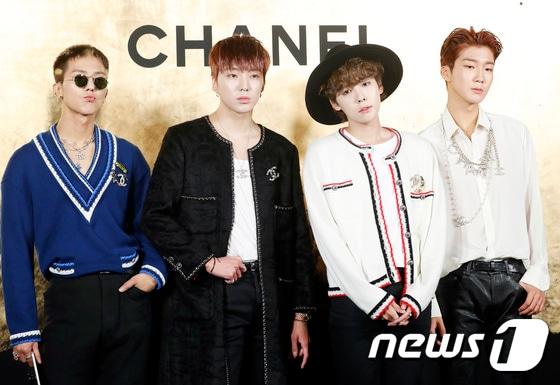 본문 이미지 - 그룹 위너 송민호(왼쪽부터), 강승윤, 김진우, 이승훈 ⓒ News1