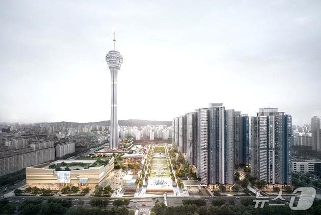 본문 이미지 - 옛 대한방직 개발사업 조감도/뉴스1