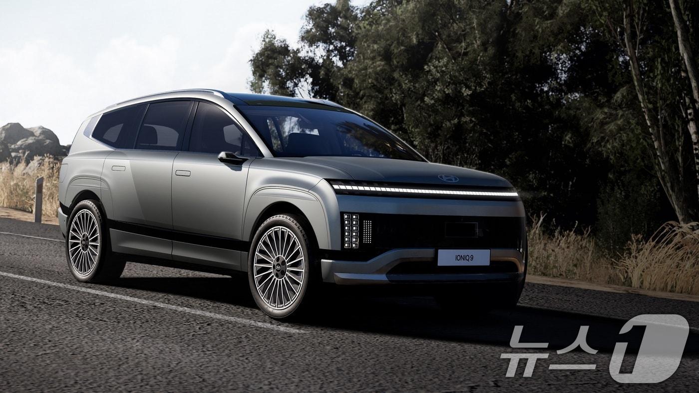  현대자동차 대형 전기 스포츠유틸리티차&#40;SUV&#41; &#39;아이오닉 9&#39; 모습. &#40;현대차 제공. 재판매 및 DB 금지&#41; 2025.5.9/뉴스1 ⓒ News1 이연주 기자
