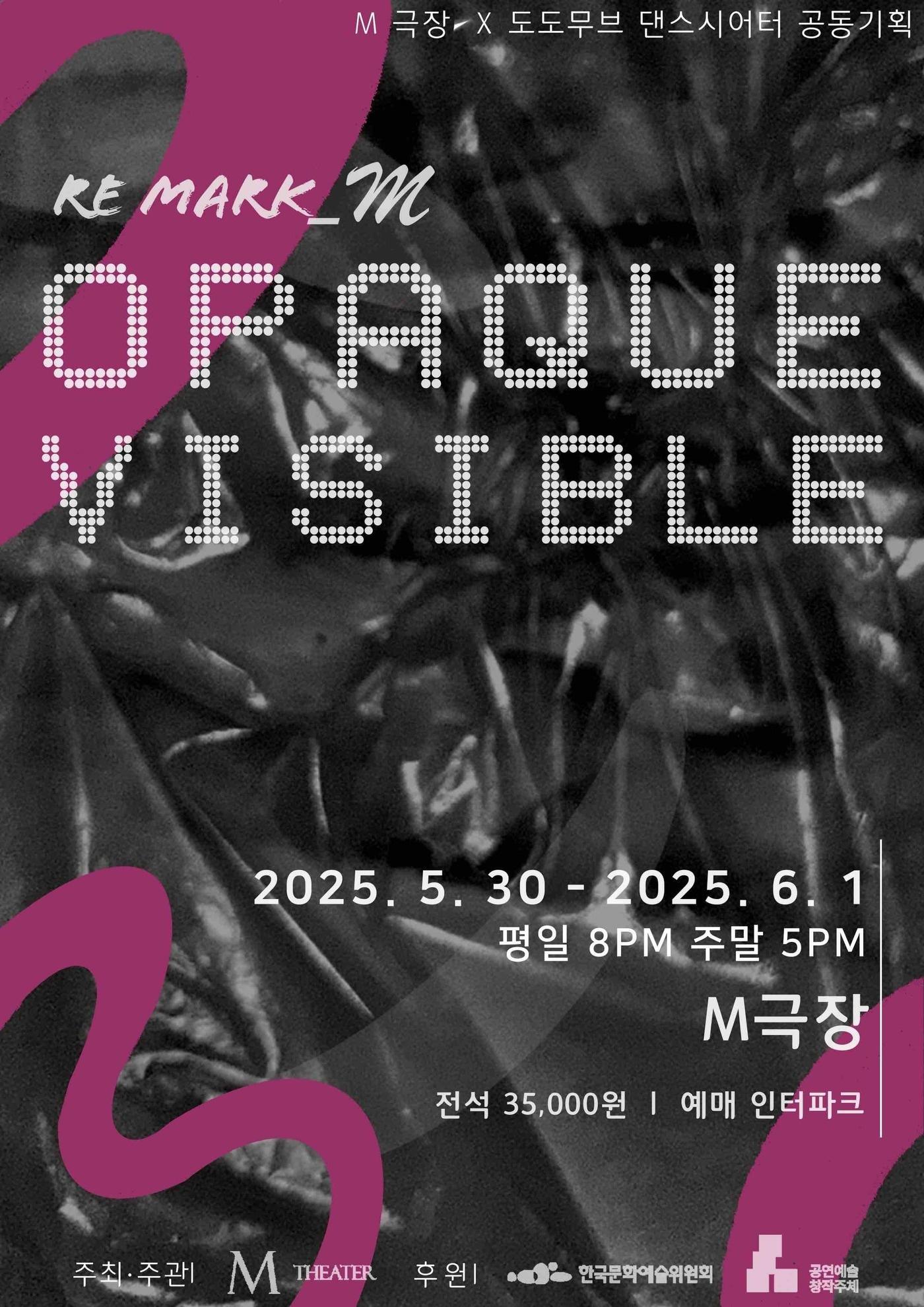 본문 이미지 - '오페이크 비저블(OPAQUE VISIBLE) : 그'(도도무브 댄스 씨어터 제공)