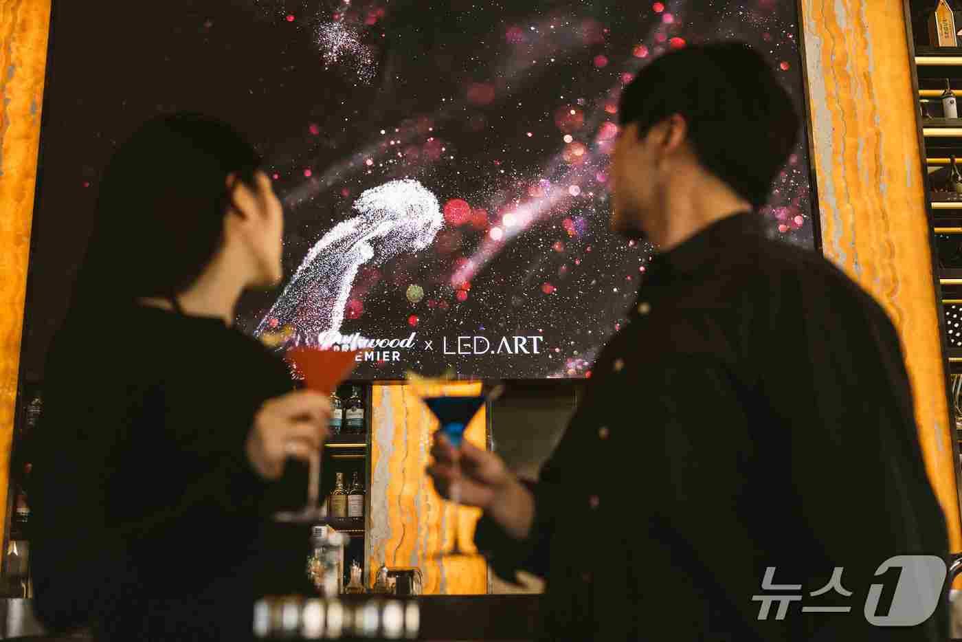 파노라믹 65 미디어아트(오크우드 프리미어 인천 제공. 재배포 및 DB금지)/뉴스1