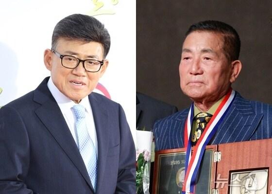 본문 이미지 - 엄영수(왼쪽), 故 이상용 ⓒ 뉴스1 DB