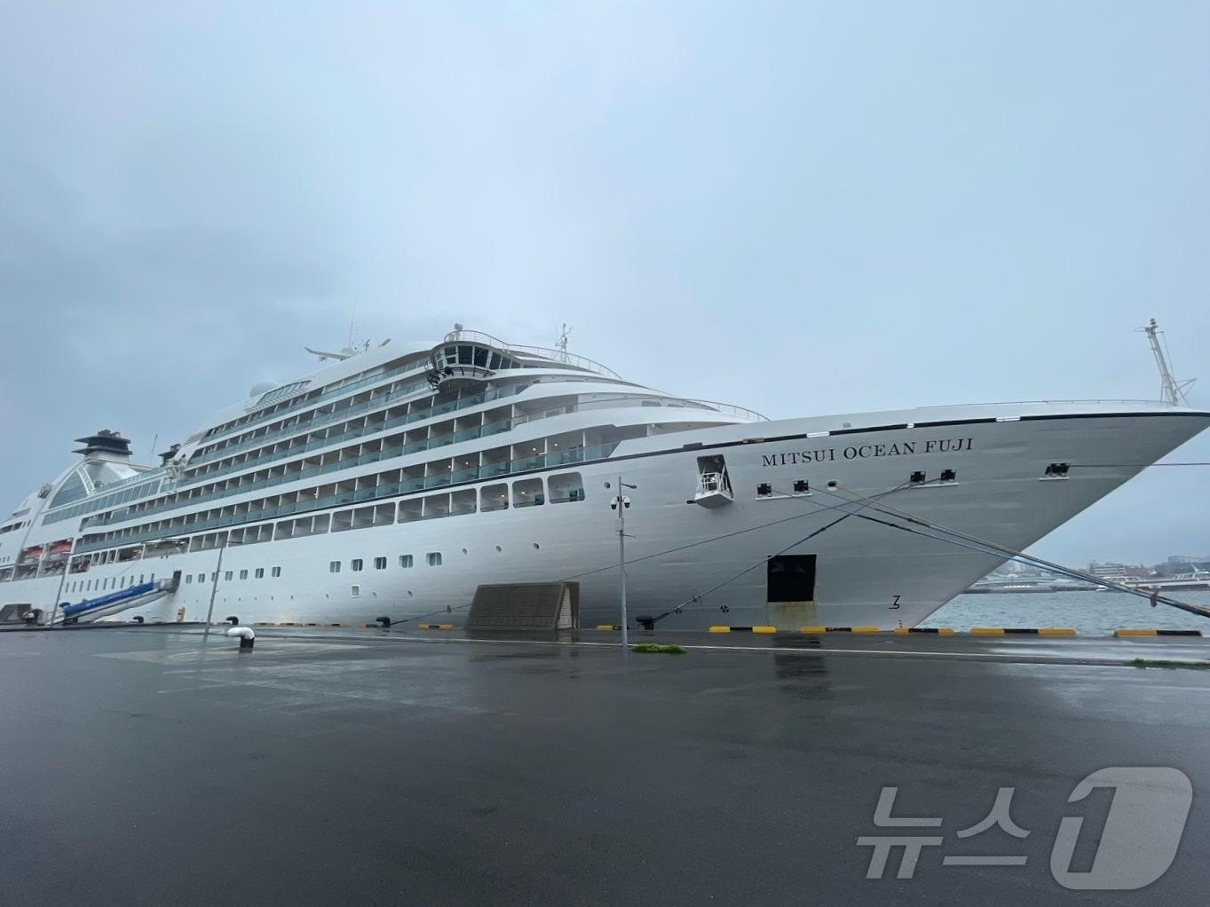 본문 이미지 - 일본 대형크루즈 &#39;미츠이 오션후지호&#39;.&#40;여수시 제공. 재판매 및 DB 금지&#41;